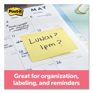 Post-it® Notes Original Pads In Canary Yellow, 3 X 3, Lined, 100-sheet, 6-pack freeshipping - TVN Wholesale